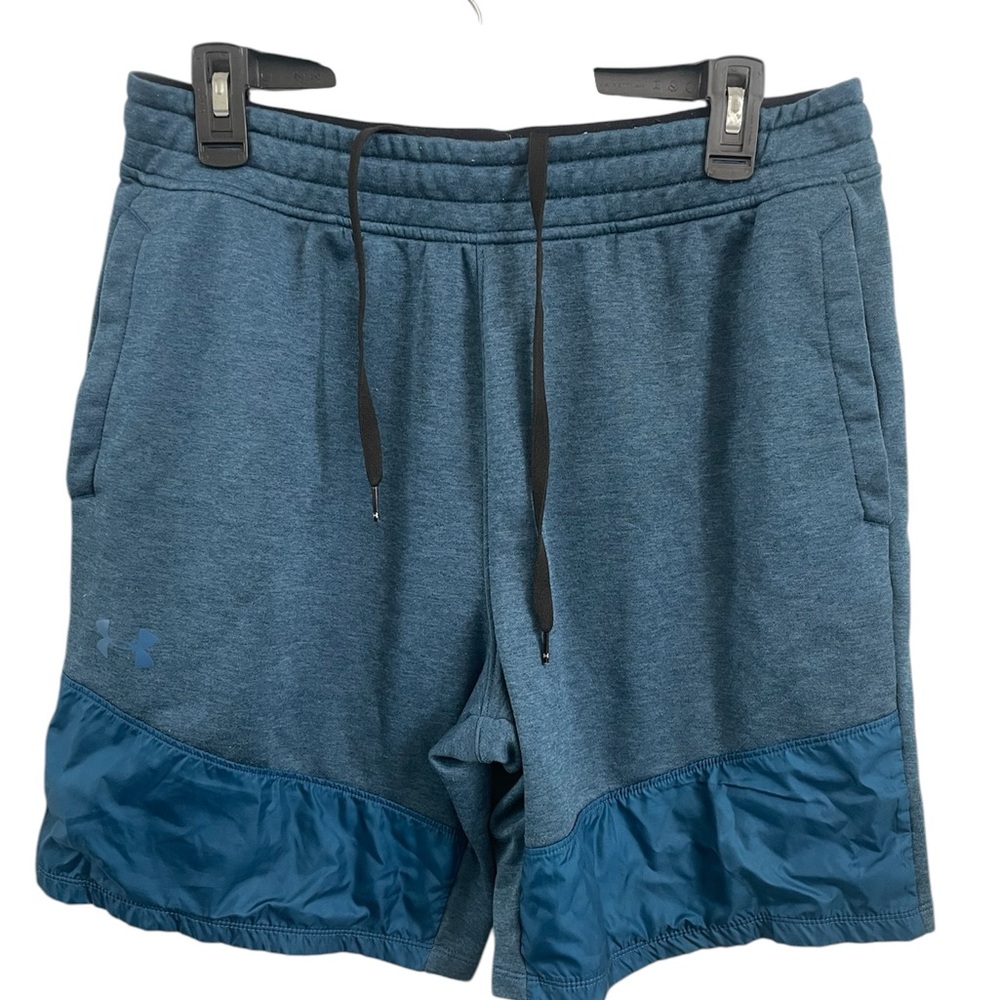 Under Armour Shorts Loose Fit Fleece Lined Stretch Soft Gym Running